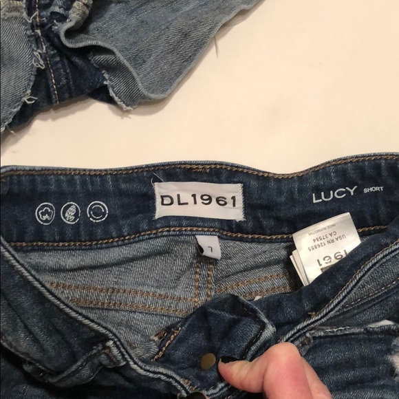 Cut Off Jean Shorts, Abercrombie & DL 1961, sz 7 - Picture 7 of 9